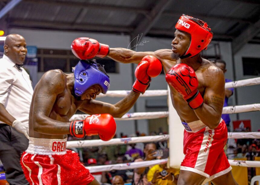 Rickman beats Grenade In a boxing match, cries Like a baby